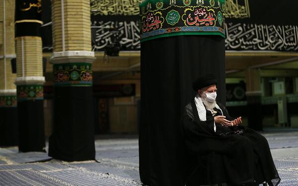عکس عزاداری رهبر