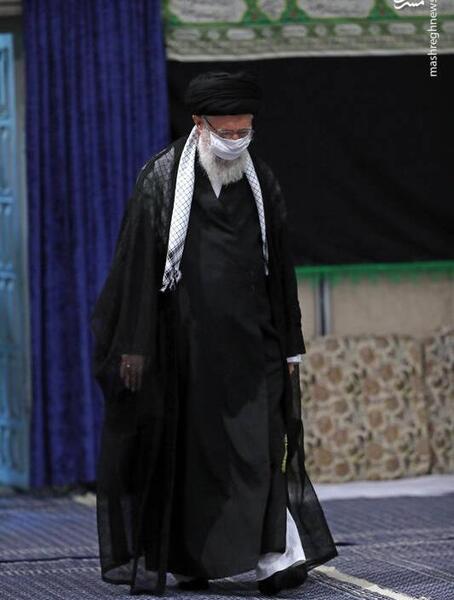 عکس عزاداری رهبر