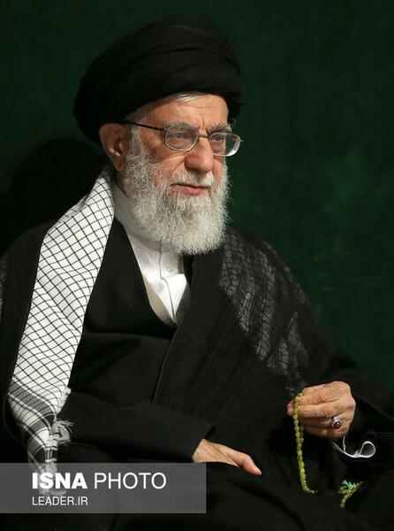 عکس رهبر عزاداری امام حسین