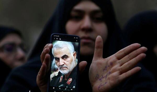 عکس عزاداری سردار سلیمانی