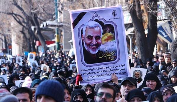 عکس عزاداری سردار سلیمانی