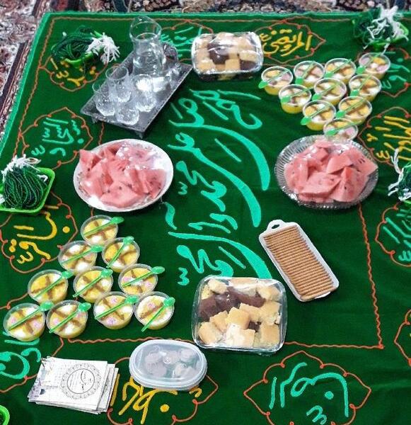عکس سفره عزاداری