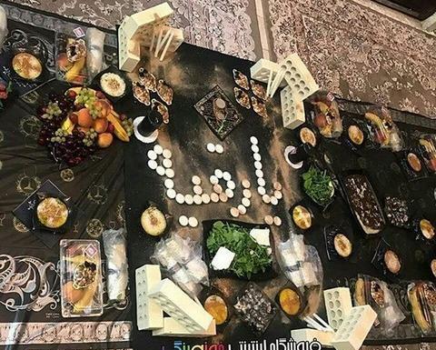 عکس سفره عزاداری