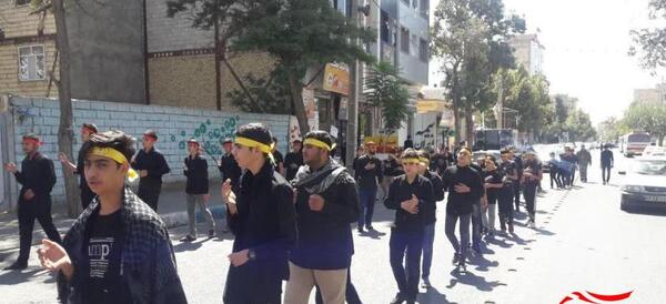 عکس عزاداری شهدا
