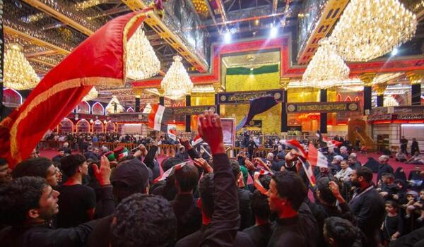 عکس عزاداری عاشورا در کربلا