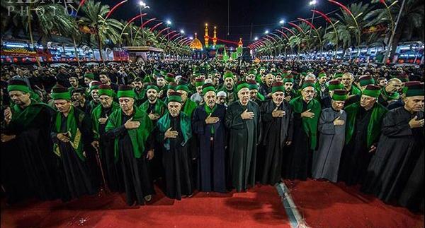 عکس عزاداری عاشورا در کربلا