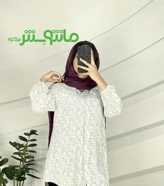 عکس مدل مانتو ابروبادی دکمه دار