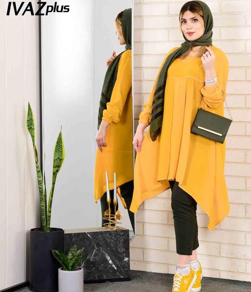 عکس مدل مانتو ابروبادی اینستاگرام جلو بسته