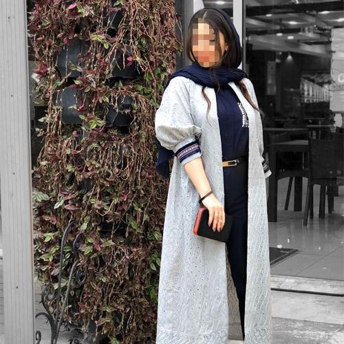 عکس مدل مانتو ابروبادی اشکی اینستاگرام