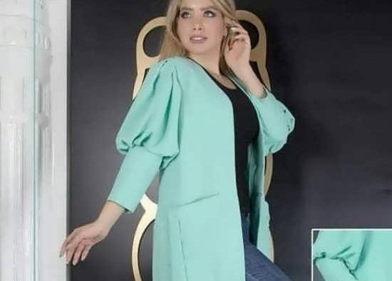 عکس مدل مانتو ابروبادی استین پفی