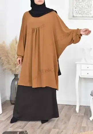 عکس مدل مانتو ابروبادی آستین کیمونو
