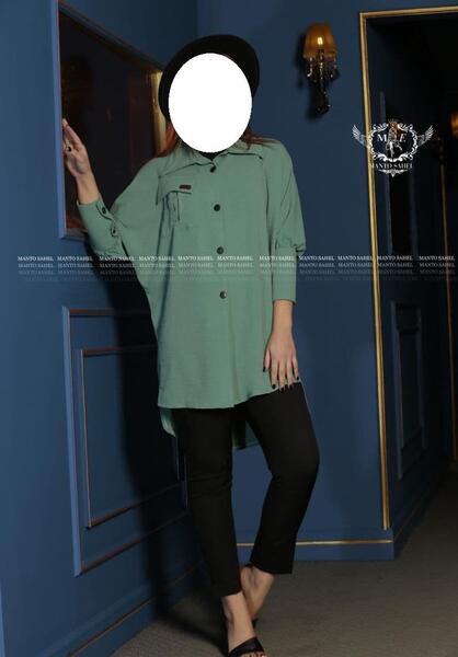 عکس مدل مانتو ابروبادی آستین کیمونو