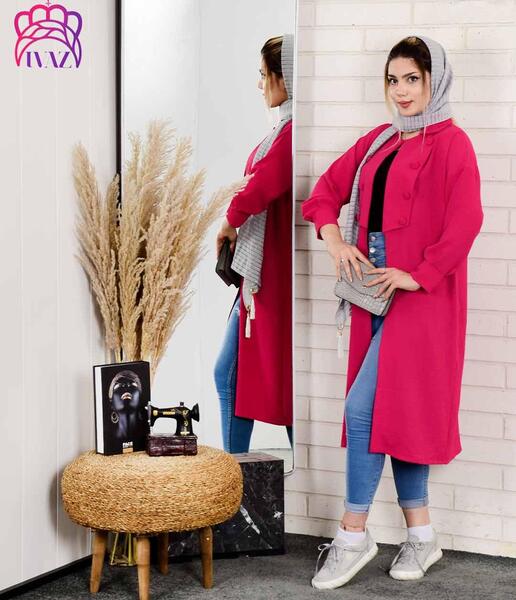 عکس مدل مانتو ابروبادی آجری