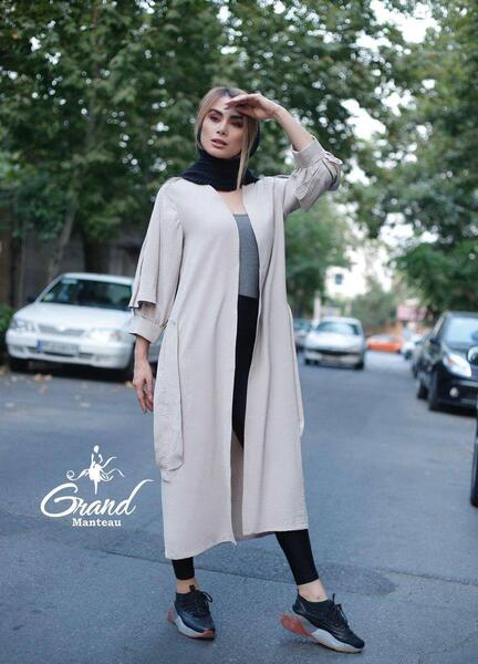 عکس مدل مانتو ابروبادی آجری