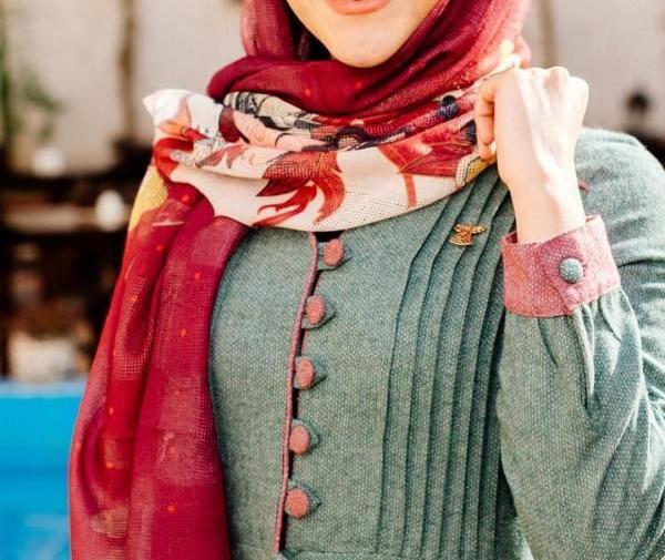 عکس آستین مدل مانتو ابروبادی اینستاگرام
