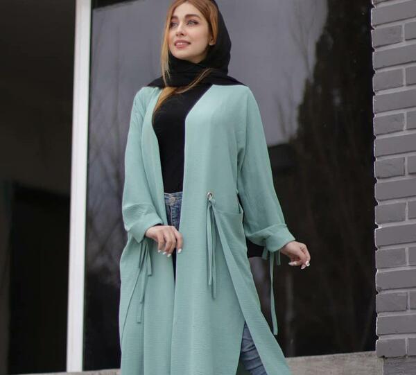عکس مدل مانتو ابروبادی بلند