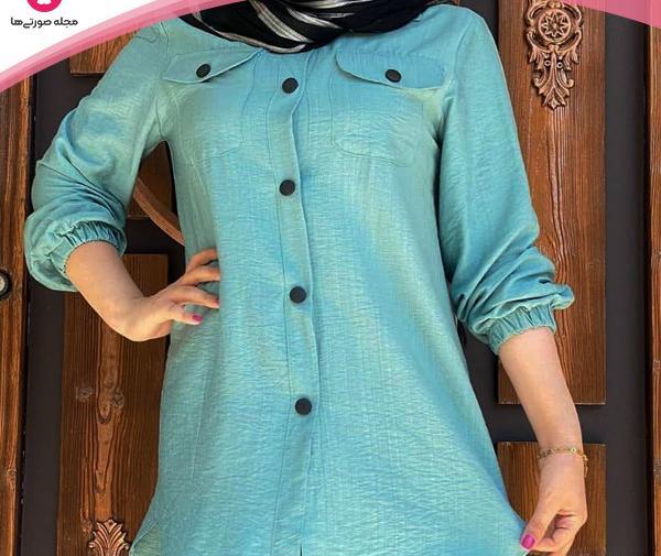 عکس مدل مانتو ابروبادی بچه گانه