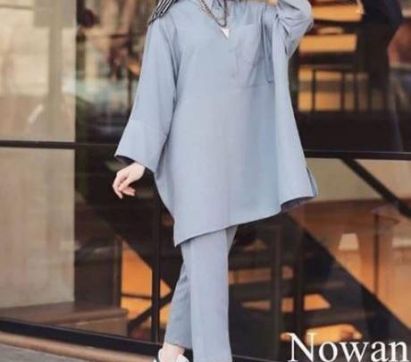 عکس مدل مانتو ابروبادی با الگو