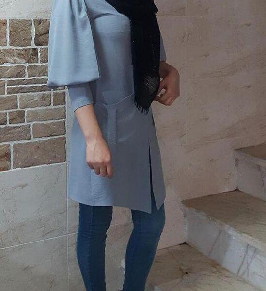 عکس مدل مانتو ابروبادی پفکی