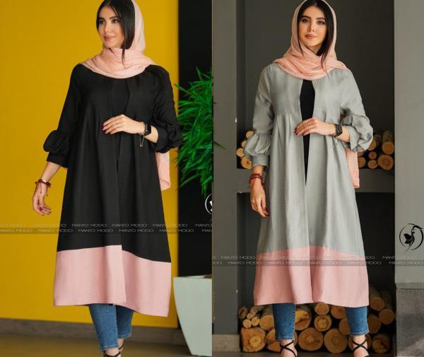 عکس مدل مانتو ابروبادی پفکی