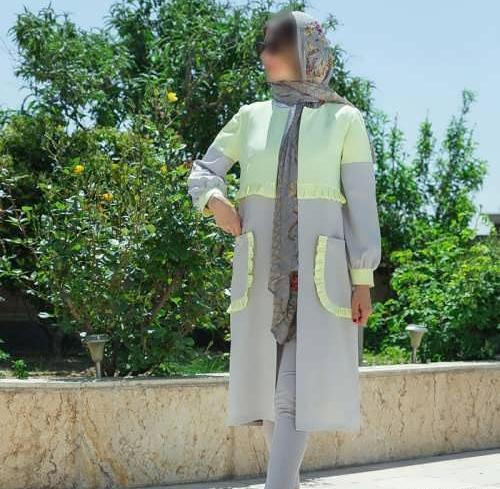 عکس مدل مانتو تابستانی ابروبادی جلو بسته