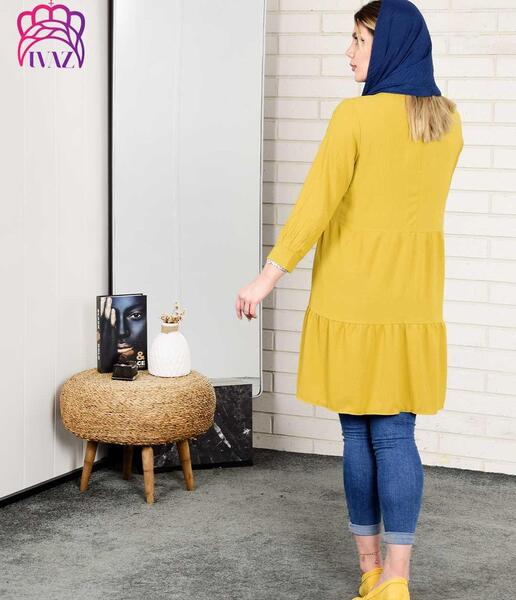 عکس مدل مانتو ابروبادی چین دار
