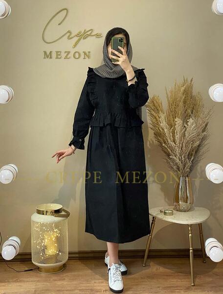 عکس مدل مانتو ابروبادی چین دار
