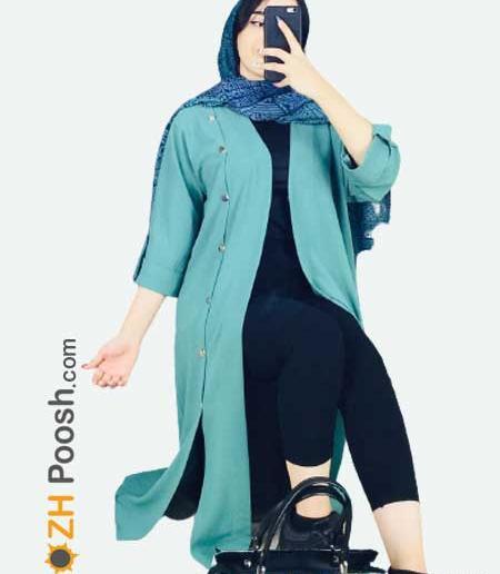 عکس مدل مانتو ابروبادی چاکدار