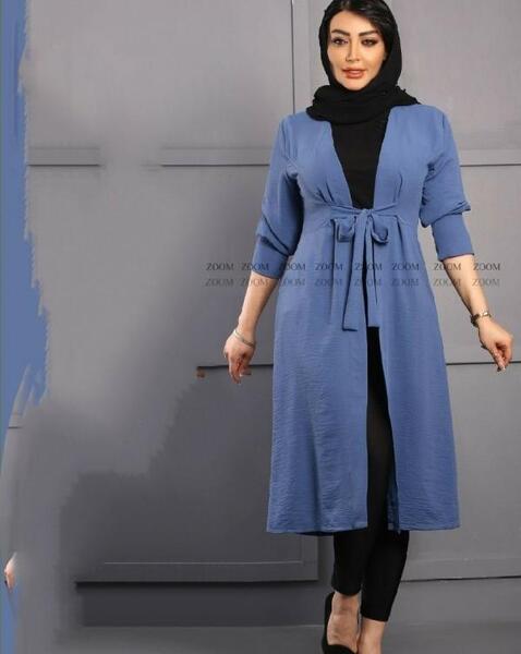 عکس مدل مانتو ابروبادی خالدار