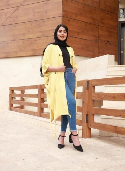 عکس مدل مانتو ابروبادی خفاشی