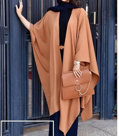 عکس مدل مانتو ابروبادی خفاشی