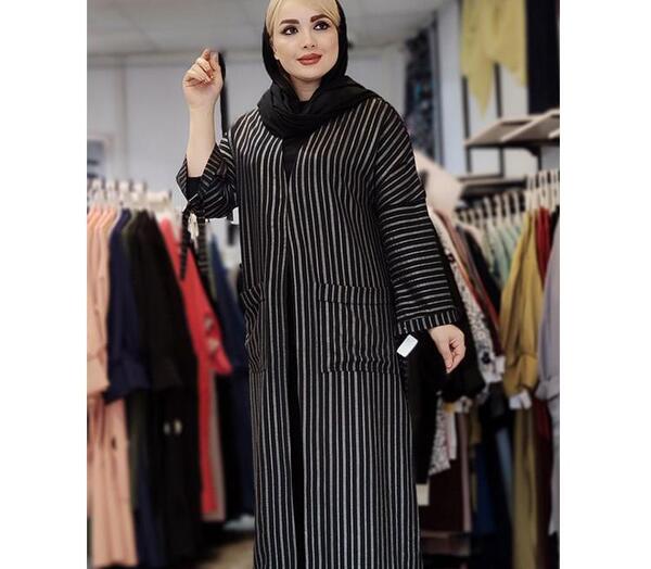 عکس مدل مانتو ابروبادی راه راه