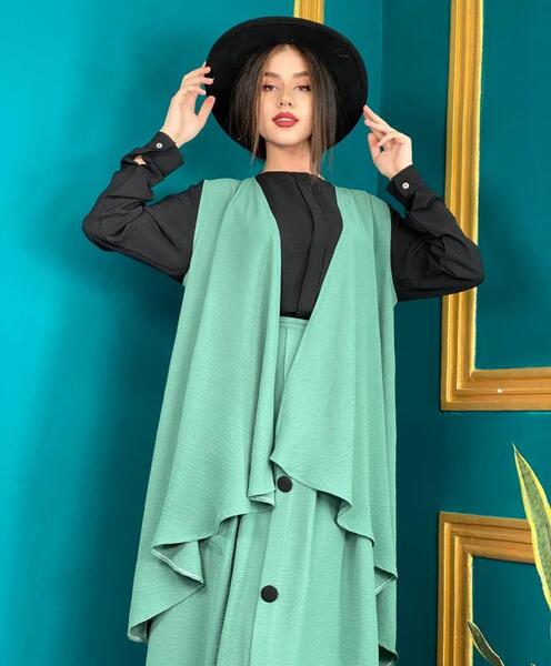 عکس مدل مانتو ابروبادی ژاکارد