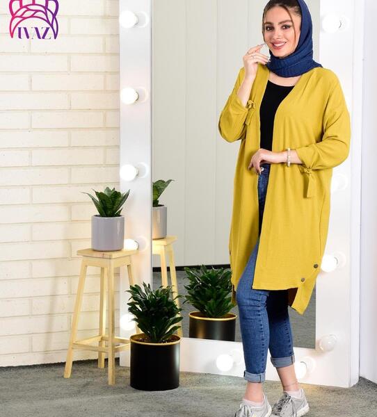 عکس مدل مانتو ابروبادی ژاکارد