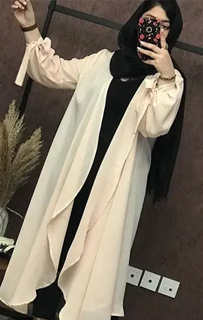عکس مدل مانتو ابروبادی سفید