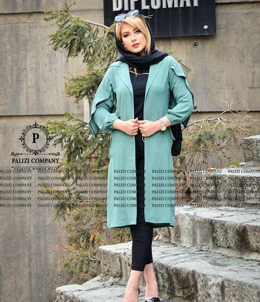 عکس مدل مانتو ابروبادی سبز