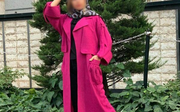 عکس مدل مانتو ابروبادی سرخابی