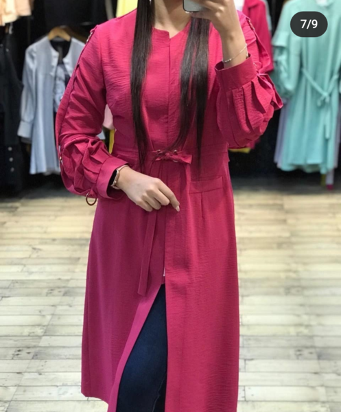 عکس مدل مانتو ابروبادی سرخابی