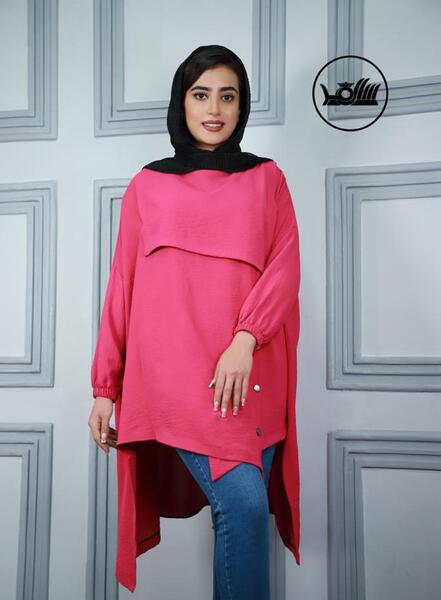 عکس مدل مانتو ابروبادی سرخابی