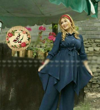 عکس مدل مانتو شلوار ابروبادی ست