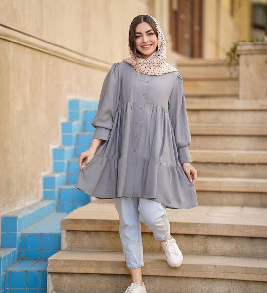 عکس مدل مانتو ابروبادی عروسکی