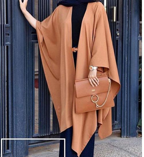 عکس مدل مانتو ابروبادی عبایی