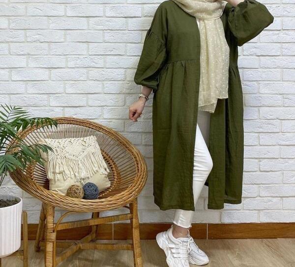 عکس مدل مانتو ابروبادی عبایی