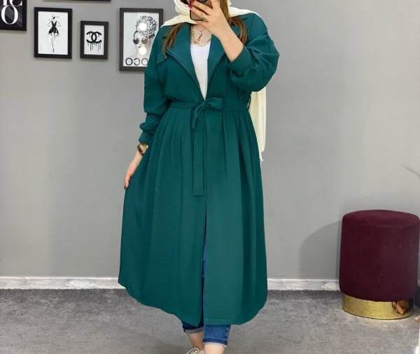 عکس مدل مانتو عروسکی با پارچه ابروبادی