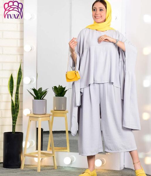 عکس مدل مانتو و شلوار گشاد ابروبادی