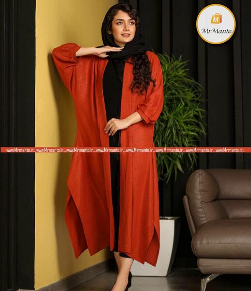 عکس مدل مانتو ابروبادی نارنجی