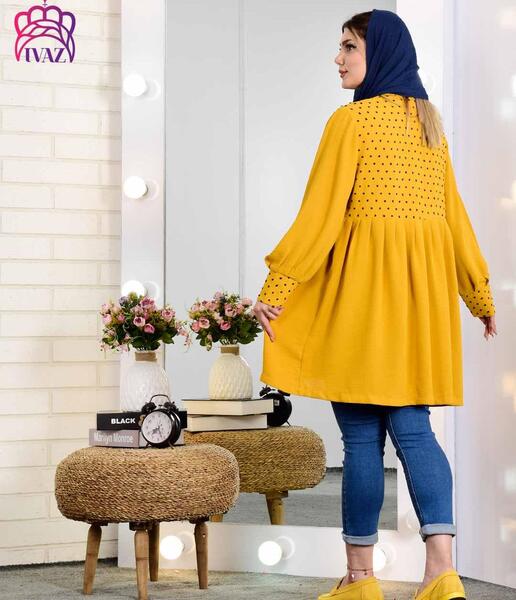 عکس مدل مانتو با پارچه ی ابروبادی