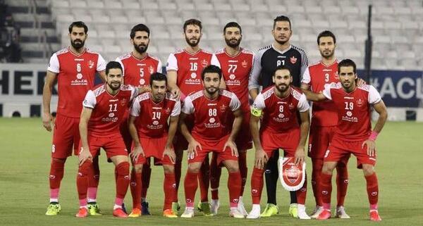 عکس دسته جمعی بازیکنان پرسپولیس