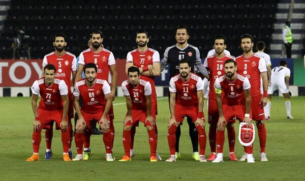 عکس دسته جمعی بازیکنان پرسپولیس