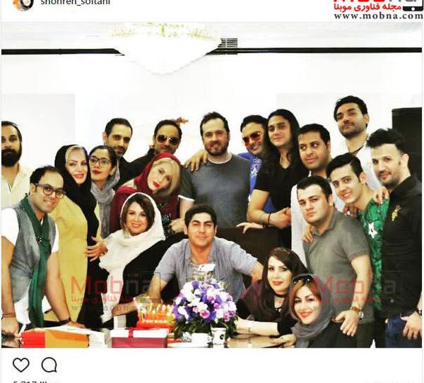 عکس دسته جمعی تولد